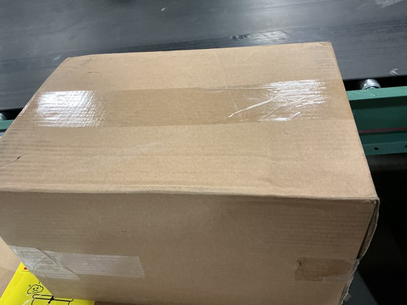 Condition photo showing As Is for Amazon Basics 12 Cup Drip Coffee Maker, Coffee Machine with Glass Coffee Pot (1.9 Qt), Auto Shut-off, Auto Pause, Removable Filter Basket, Black & Silver 12-Cup Non-Programmable - New Model