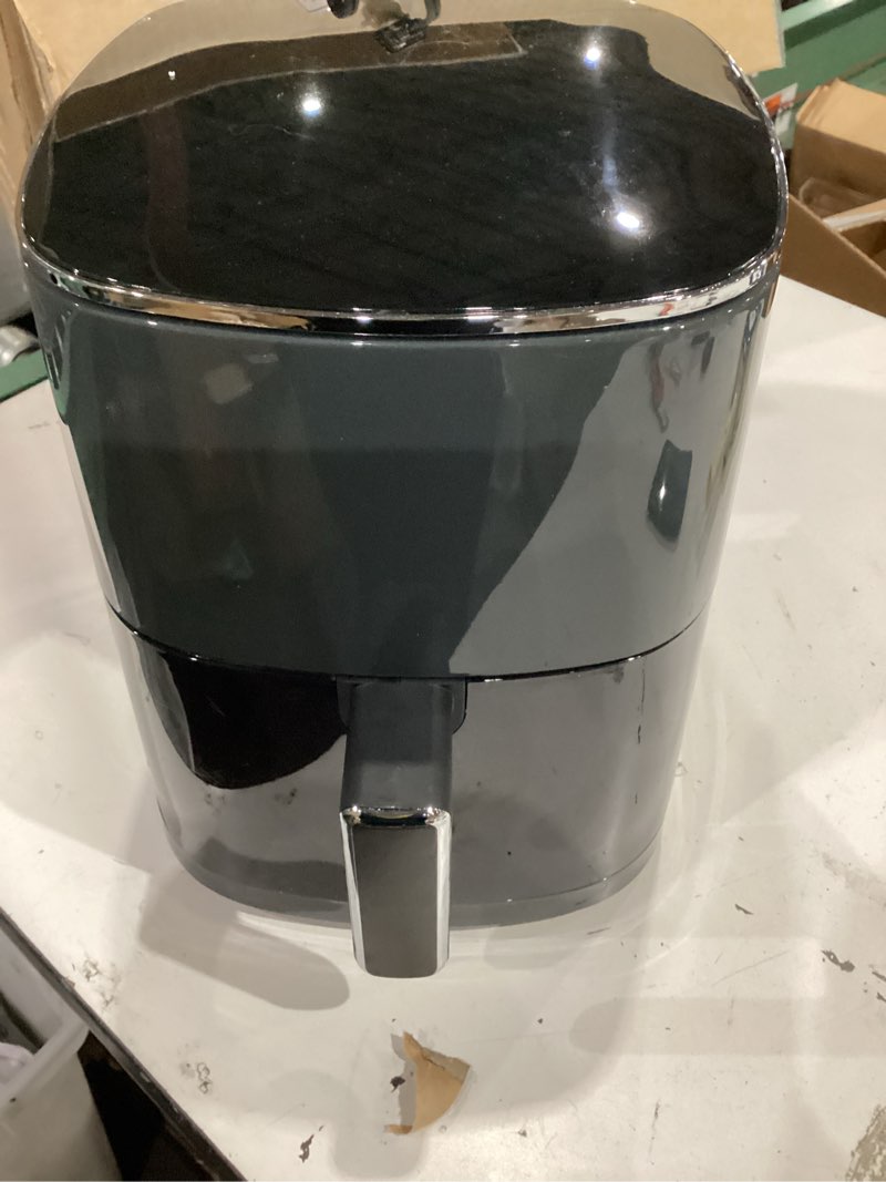 simple deluxe 12-in-1 air fryer 6.34 qt, digital preset airfryer with visible window, nonstick and d