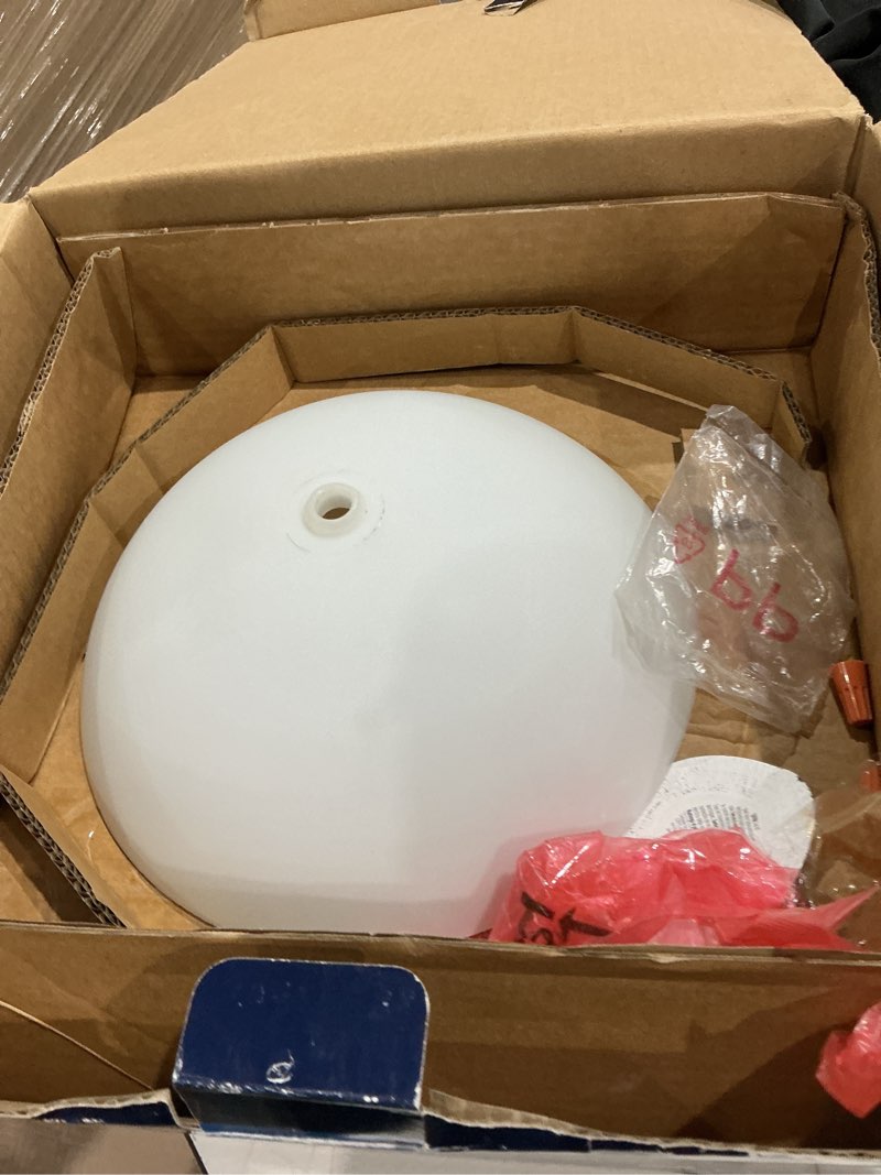 Condition photo showing Good Condition for project source 2-light 13-in brushed nickel led, flush mount light