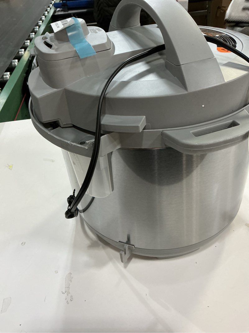 Condition photo showing Good Condition for Instant Pot, 8-Quart Whisper Quiet 9-in-1 Electric Pressure Cooker, Slow Rice Cooker, Steamer, Sauté, Yogurt Maker, Warmer & Sterilizer, App With Over 800 Recipes, Stainless Steel, Duo Plus 8 Quarts
