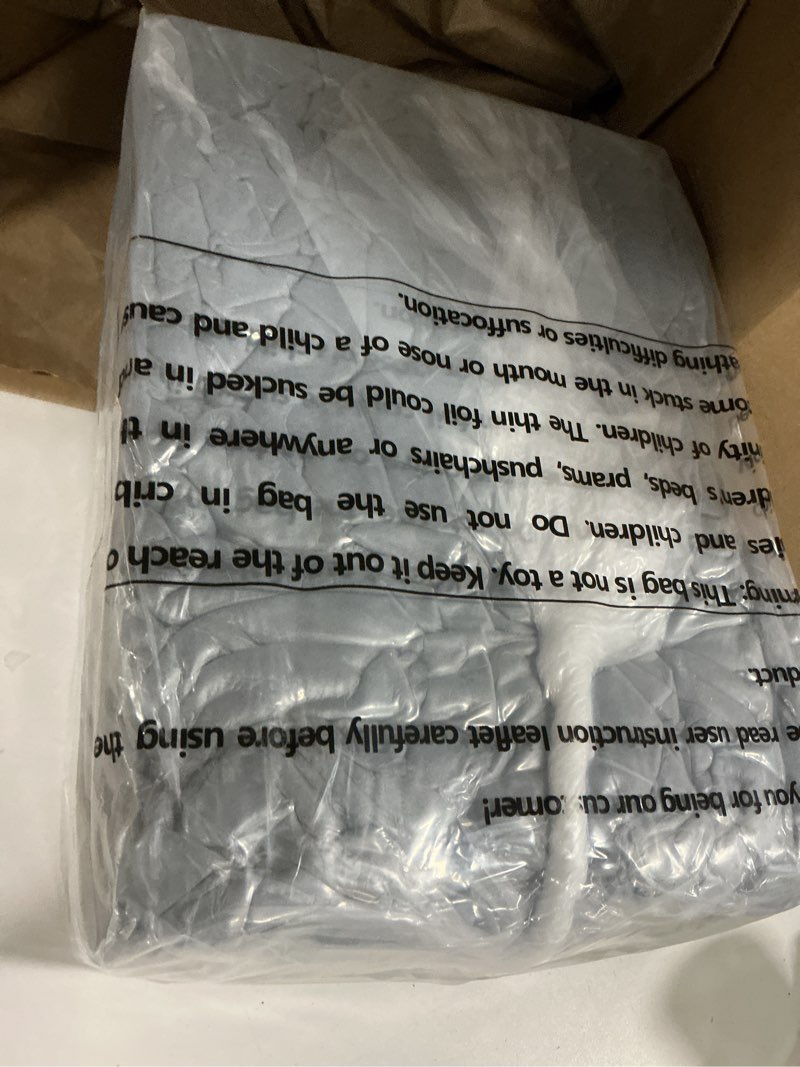 Condition photo showing Good Condition for Headboard Pillow Queen, Large Triangular Wedge Headboard Pillow for Reading and Resting, Backrest Positioning Support Pillow with Removable Cover (Light Grey) Light Grey Queen