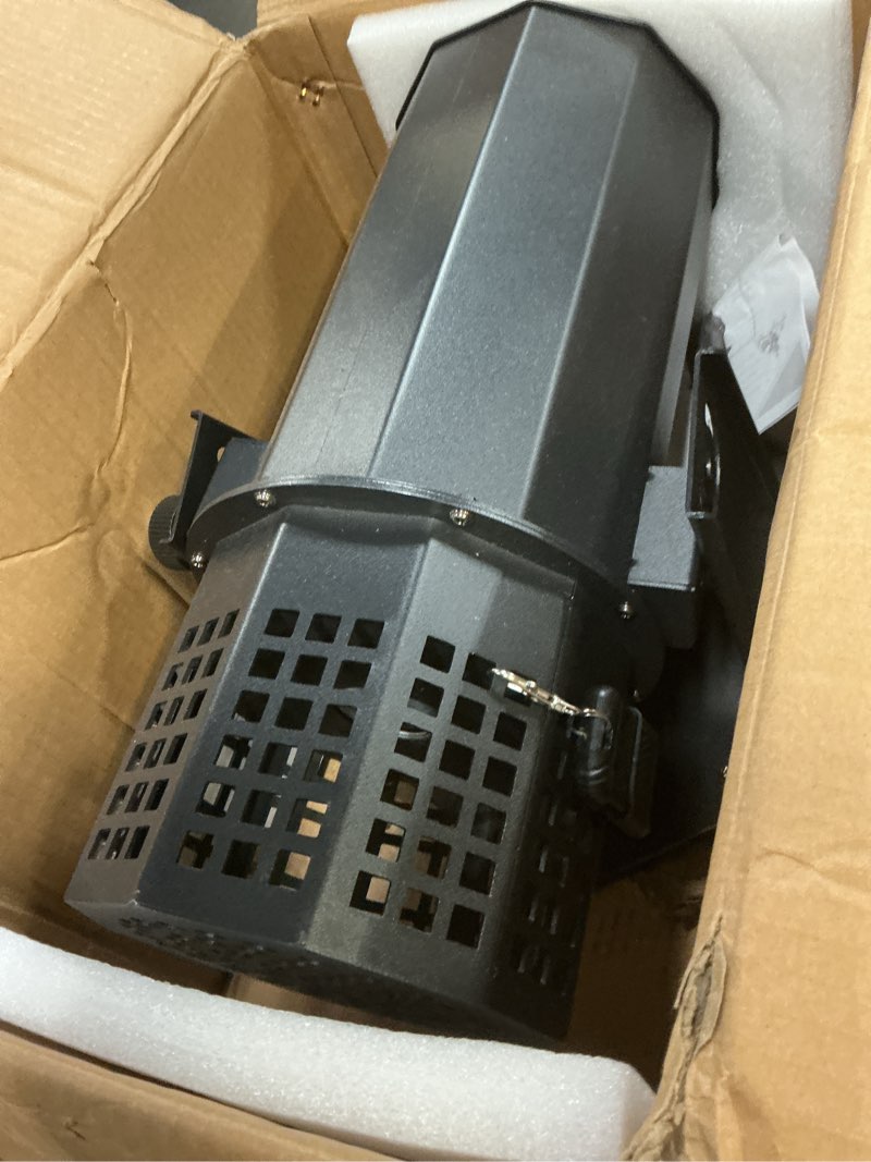 Condition photo showing Good Condition for paper machine with 12 led lights and remote control - dmx control digital with remote perfect for dj parties, nightclubs, weddings and events 2-xl