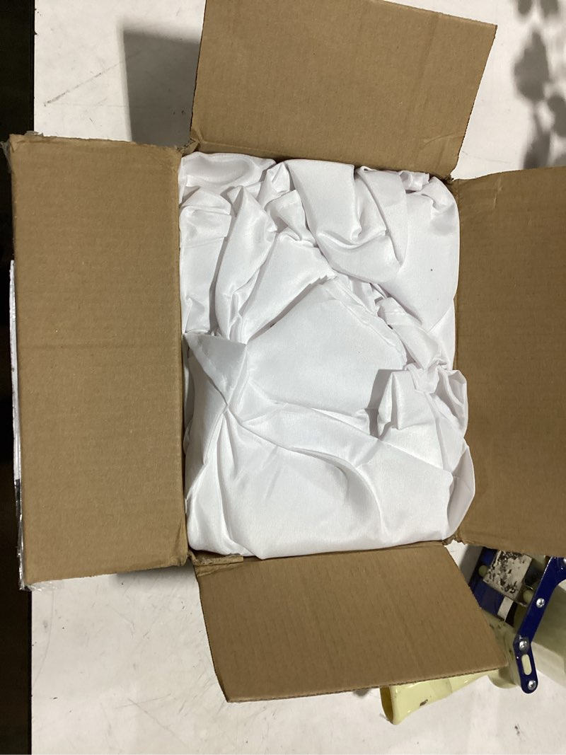 Condition photo showing Good Condition for holidayideas fitted white tableclothes - 72 x 30 inch - 2 pack rectangle table covers for 6 foot tables, polyester fabric tablecloths for christmas, parties, wedding, trade show white 6ft|2 pack