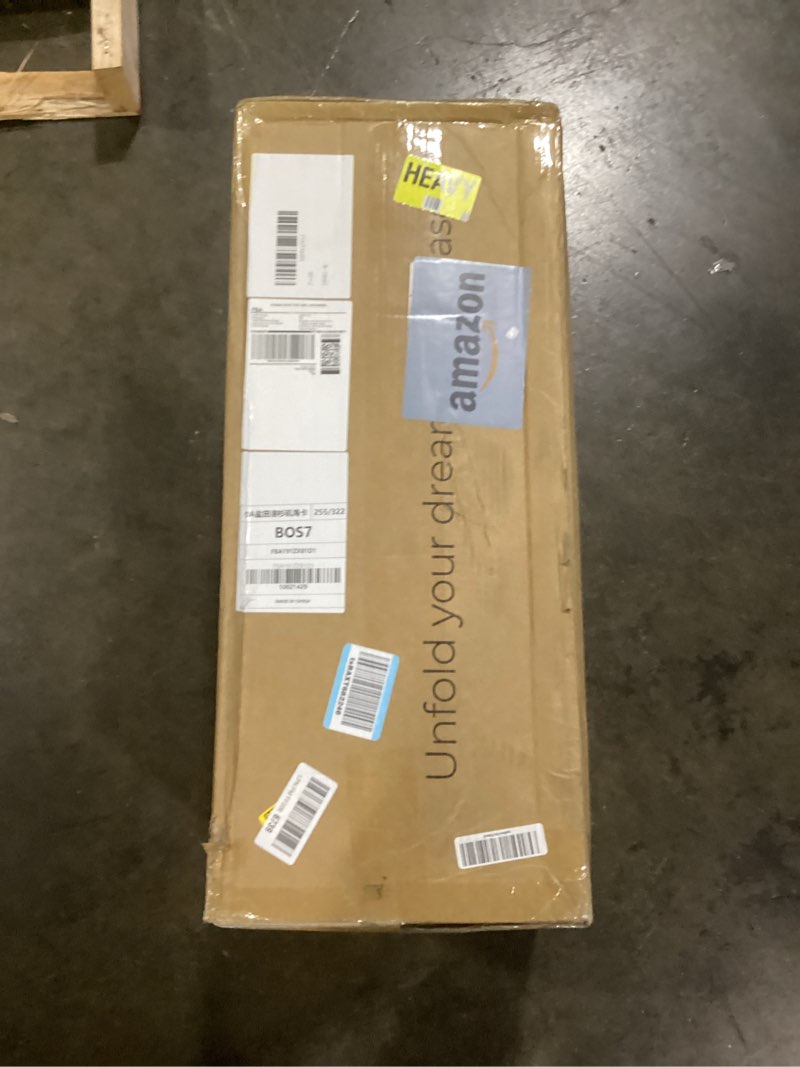 Condition photo showing New/Like New for Memory Foam Trifold Mattress, Queen Portable Floor Bed 6 Inch, Foldable Mat with Washable Cover, Handle & Non-Slip Bottom, for RV, Travel, Camping, Yoga, 78"x58"x6", Grey Queen 6 Inch-Grey