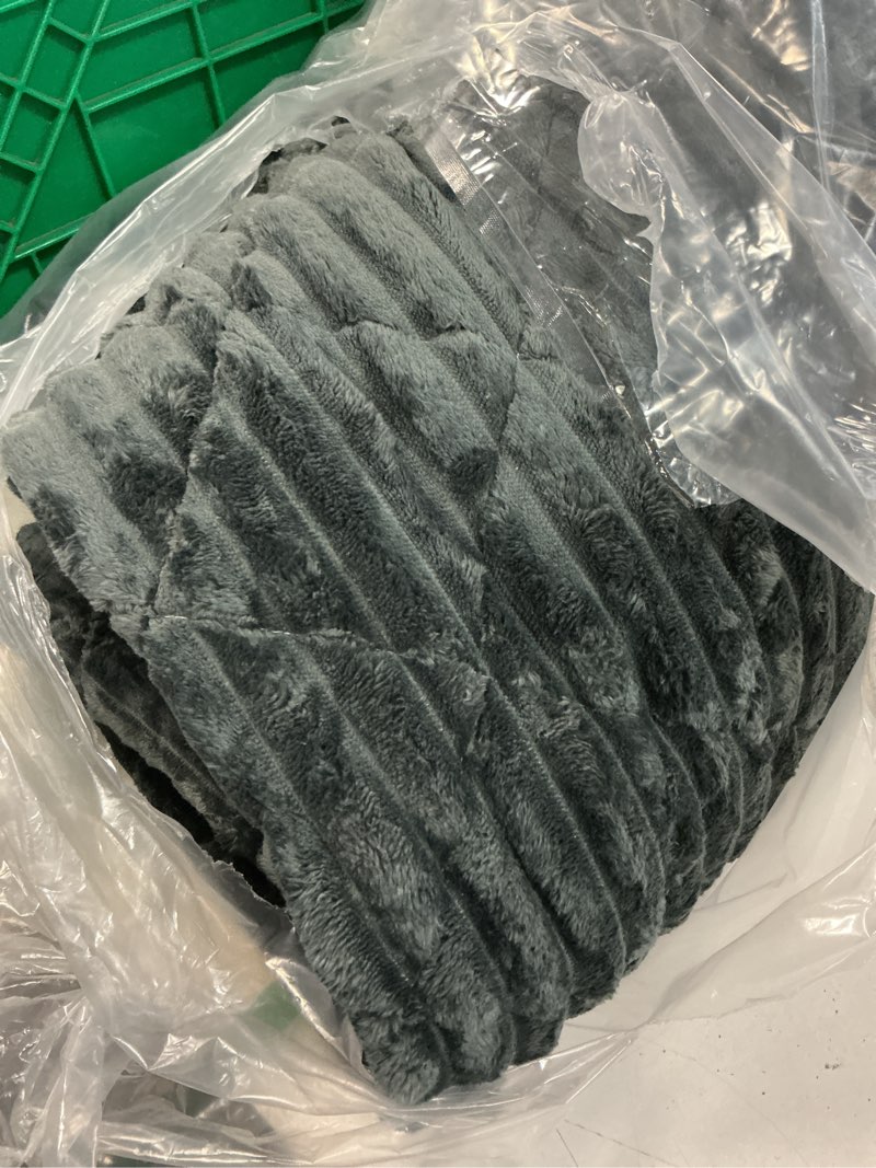 Condition photo showing Good Condition for Smiry Couch Cover for Dogs Washable, Non Slip Fuzzy Pet Couch Covers for 3 Cushion Sofa Pet Friendly, Thick Soft Sofa Slipcovers Cushion Protector (Dark Grey, 27.6" x 47") Dark Grey 27.6" x 47"