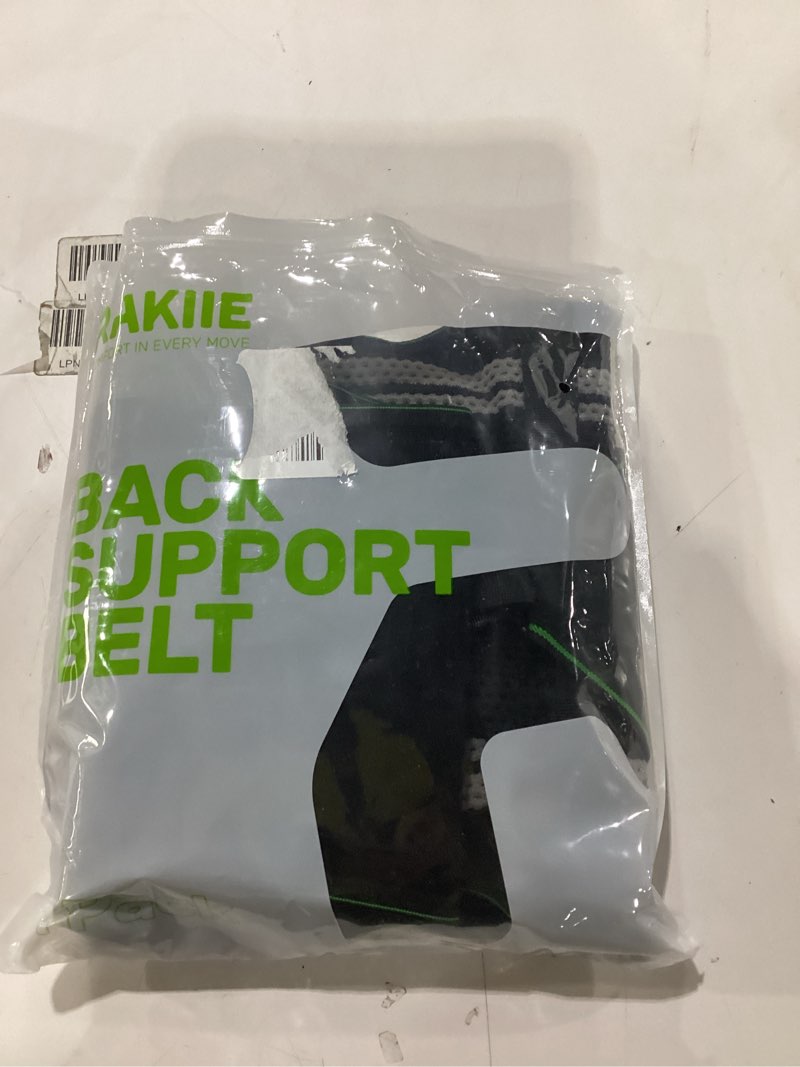 Condition photo showing New/Like New for Back Brace for Lower Back Pain Relief, 8X Powerful Lumbar Support for Men Women, Back Support Belt with 3D Pad, Breathable Back Support Brace with Adjustable Strap for Herniated Disc, Sciatica, Green Size M Green Medium
