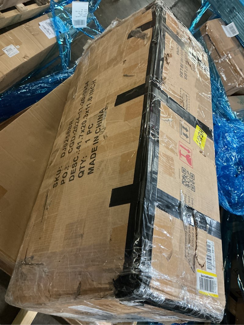 Condition photo showing Good Condition for DINZI LVJ Shoe Bench, Entryway Storage Bench with Drawer and 15 Cubbies, Cubby Shoe Rack with Adjustable Shelves, Shoe Organizer Cabinet for Living Room, Bedroom, Mudroom, Closet and Garage, Natural 15 cubbies Natural