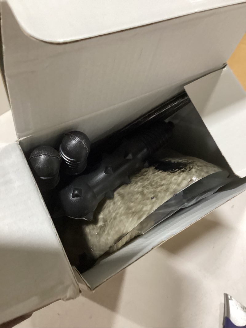 Condition photo showing Good Condition for Boys Grim Reaper Halloween Costumes Kids Ghost Robe w/Glowing Red Eyes Mask and Sickle 4-6X Black