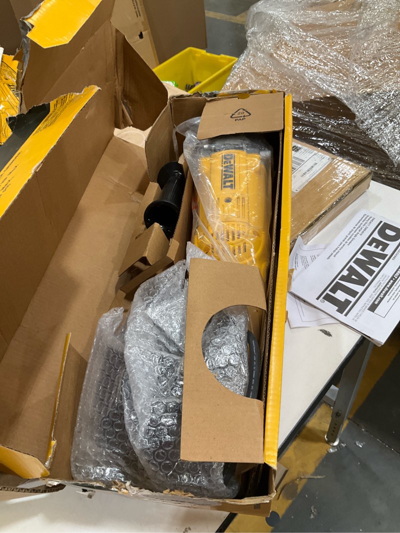 Condition photo showing Good Condition for dewalt angle grinder, 9-inch, 6,500 rpm, 4.0-hp (dwe4519), yellow