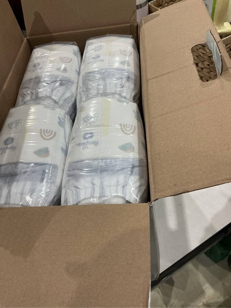 Condition photo showing New/Like New for pampers pure baby diapers, size 1 (8-14 lbs), 132, up to 100% leakproof, premium hypoallergenic soft diapers size 1 132