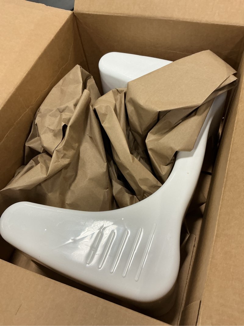 Condition photo showing As Is for Squatty Potty Simple Curve Toilet Stool. White