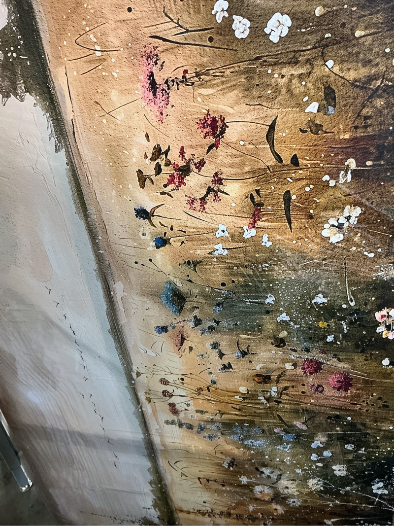 Condition photo showing New/Like New for (Similar)Large Canvas Wall Art Sky Beach Painting Picture Print on Canvas Framed Wall Art for Living Room Wall Decor for Bedroom Modern Coastal Landscape Room Decorations Artwork Size 60x30 Ready to Hang