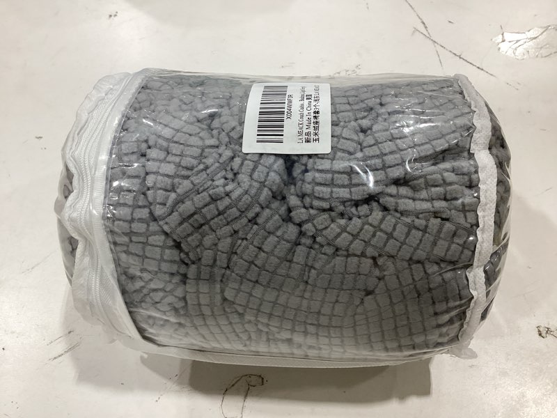 Condition photo showing New/Like New for la meack couch cushion covers seat cushion cover stretch couch cover separate sectional sofa slipcovers furniture protector(3 pieces for seat or sofa backrest, light grey) light grey 3pc seat cover or backrest