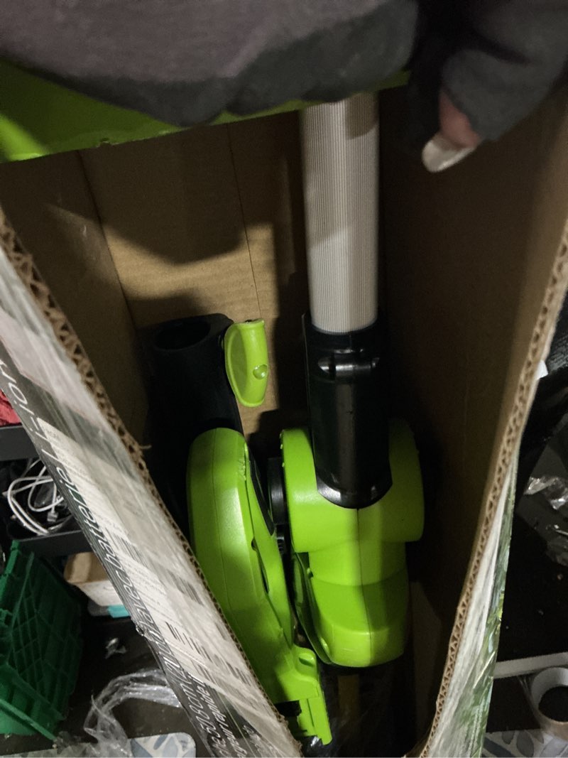 Condition photo showing Good Condition for earthwise lpht12022 20  cordless electric 20 volt pole hedge trimmer (2ah battery and charger include)