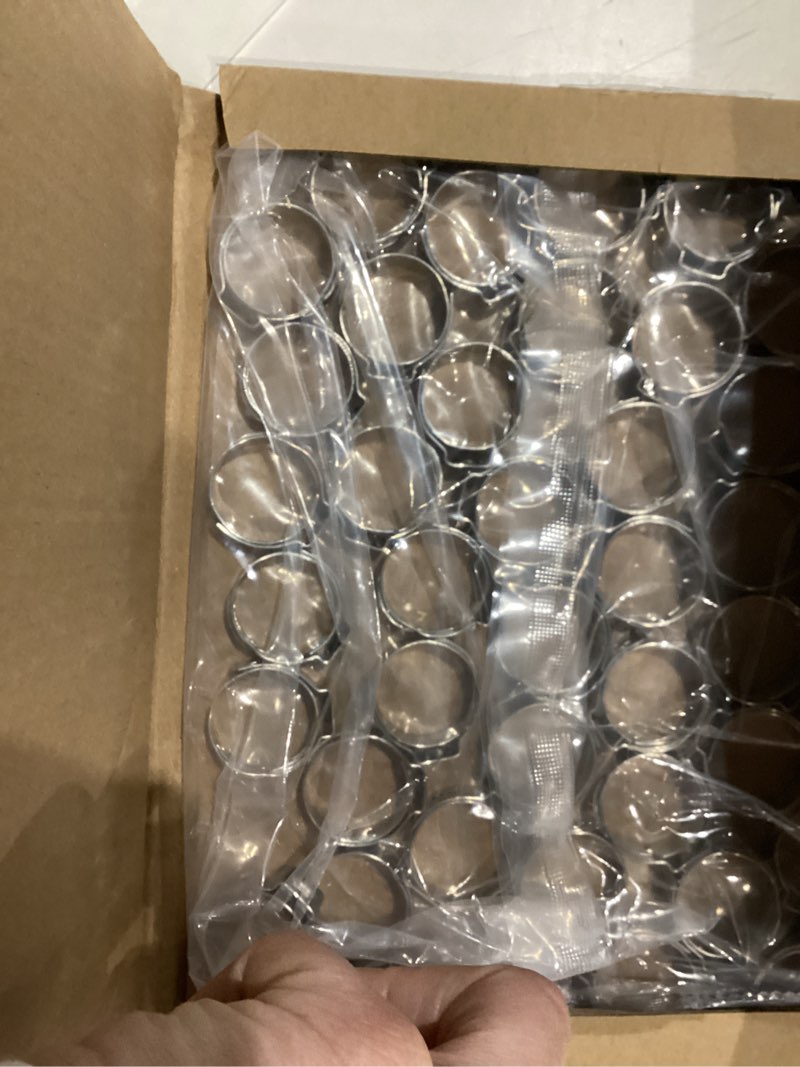 Condition photo showing Good Condition for 130pcs stainless steel single ear hose clamps 3/4 inch pex cinch clamps for pex tubing pipes fitting connections(3/4)