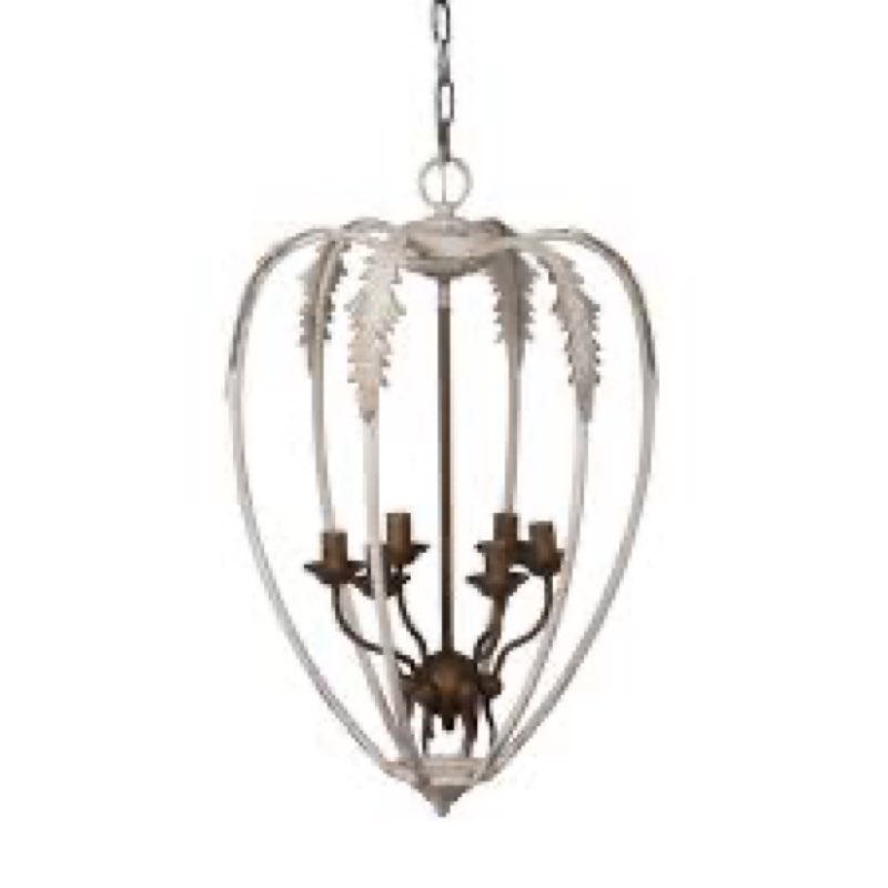 Gilded Folles Chandelier INCOMPLETE 