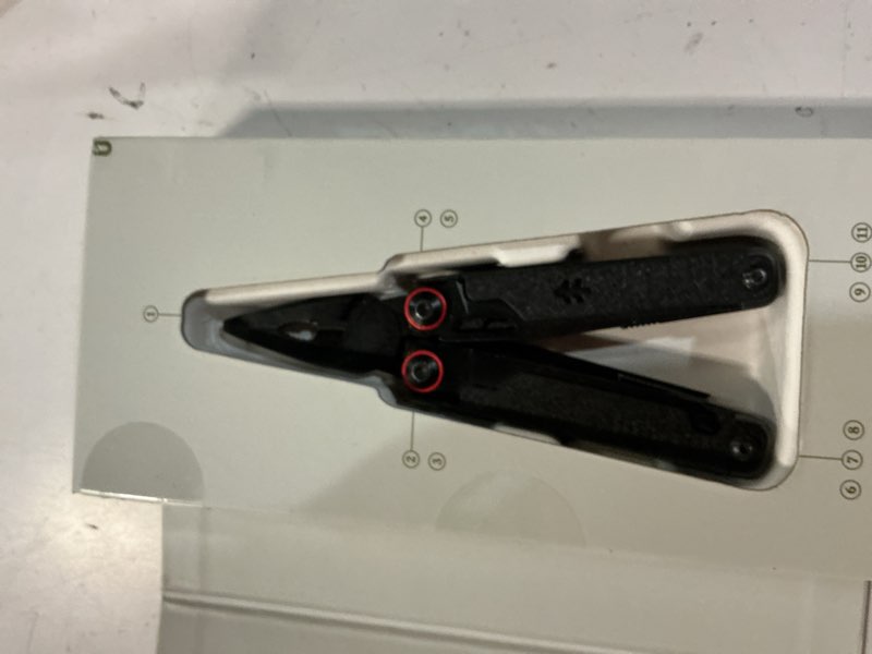 Condition photo showing Good Condition for swiss tech praktisch aus-8 steel 17-in-1 folding multi tool with leather sheath  multi-function