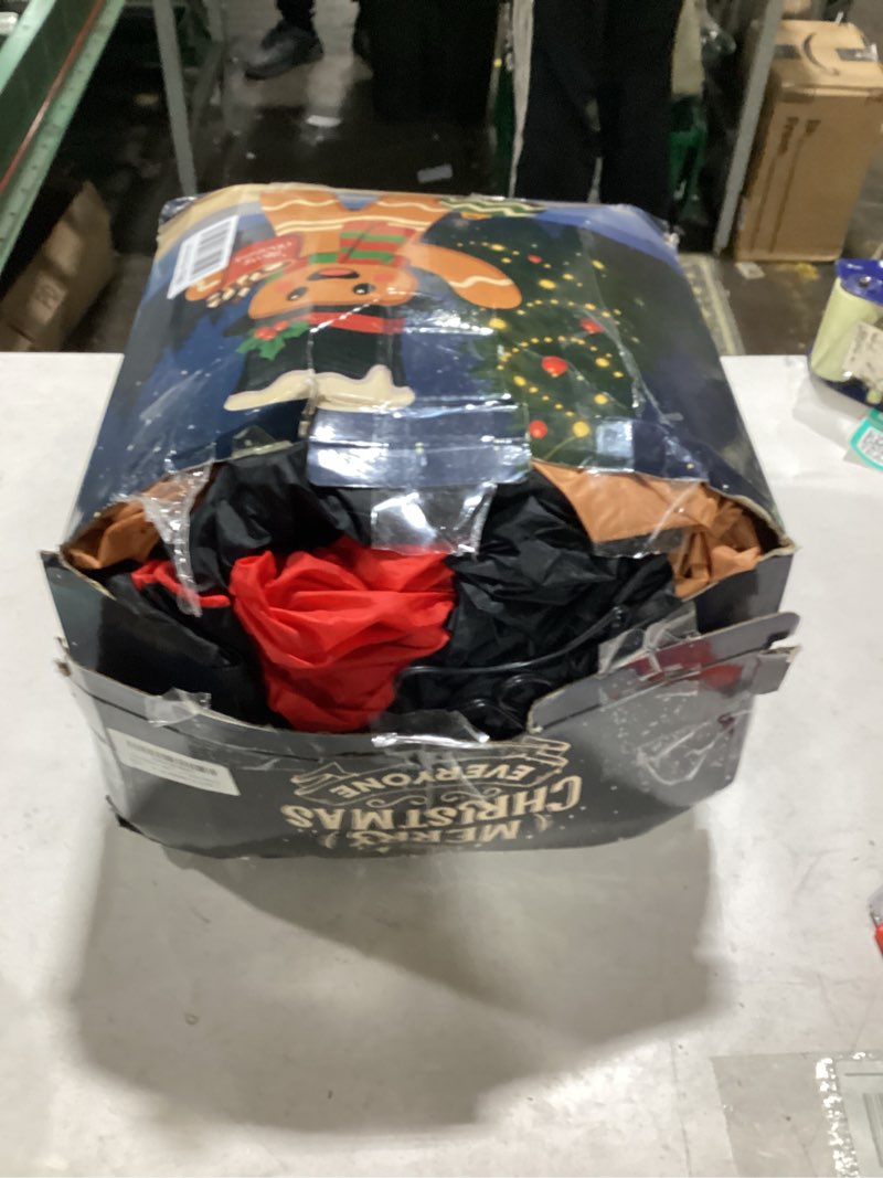 Condition photo showing New/Like New for OurWarm 14FT Christmas Inflatable Outdoor Decoration, Gingerbread Man Christmas Inflatables Christmas Blow Ups with LED Lights, Gingerbread Inflatable Christmas Decorations Outdoor for Lawn Yard Decor