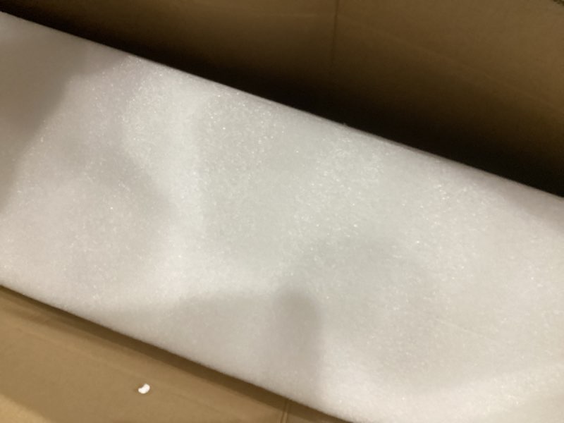 Condition photo showing Good Condition for Bathroom Vanity Light, 4-Light Bathroom Light Fixtures Over Mirror, Traditional Vanity Lights for Living Room, Milk White Bell Glass Shades, Standard E26 Base, Brushed Nickel Brushed Nickel 4-Light