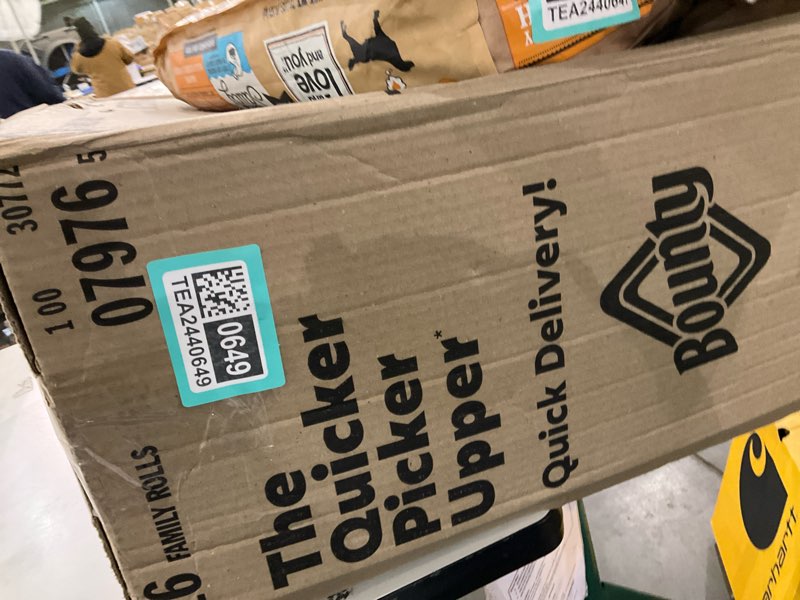 Condition photo showing New/Like New for Bounty Paper Towels Quick Size, White, 16 Family Rolls = 40 Regular Rolls 107 Count (Pack of 1) White