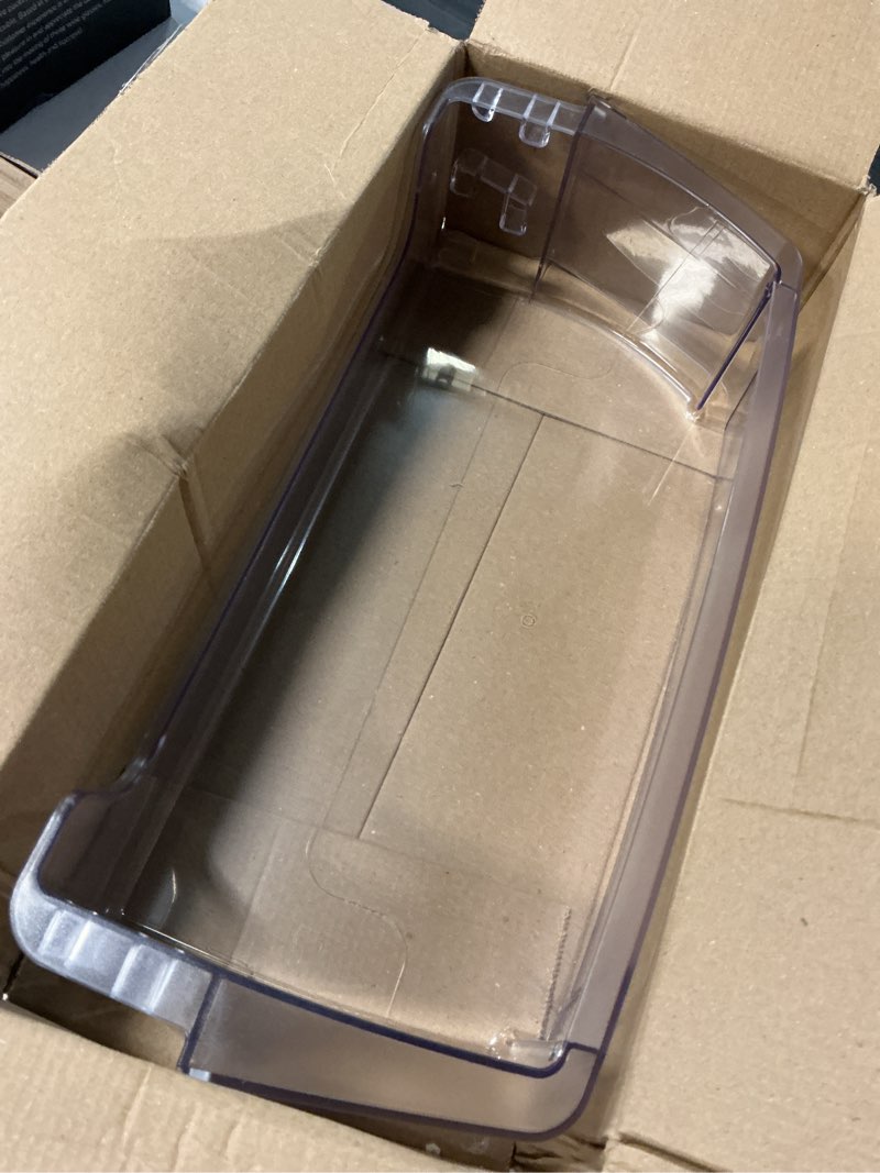 Condition photo showing New/Like New for wr71x38318 refrigerator door shelf bin compatible for g-e refrigerator wr71x24428 4975917 ap7175677 ps16619590 eap16619590 parts-by miflus