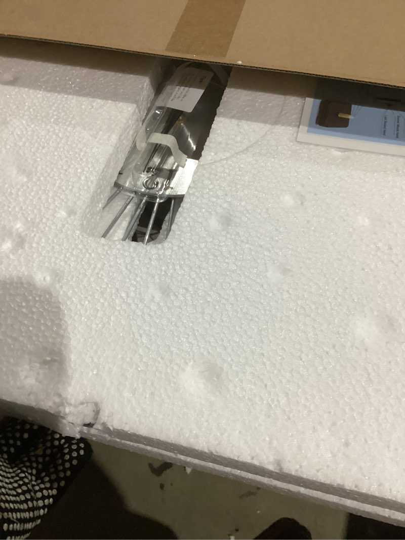 Condition photo showing As Is for Large Metal Decorative Wall Clocks Silent Non-Ticking,Bling Shining Modern Art Clock Home Decorative Big Wall Clocks for Living Room Bedroom Dining Room Decor,Dia 19.7 inch Silver 19.7*19.7 Inch