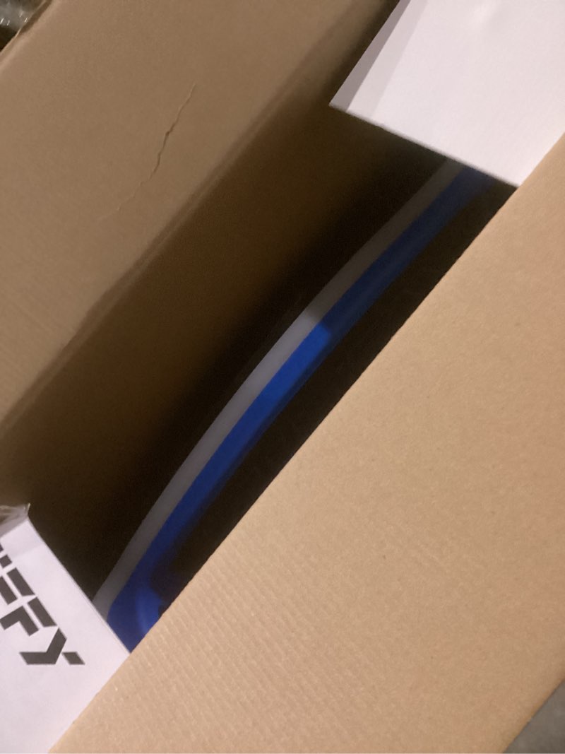 Condition photo showing Good Condition for jova ziffy light-up toddler scooters for kids 3-8, 3 wheel kids scooter for boy girl 110lbs, 20 dynamic led lights, 4 adjustable height ride-on kick scooter, lean-to-steer anti-slip wide deck blue