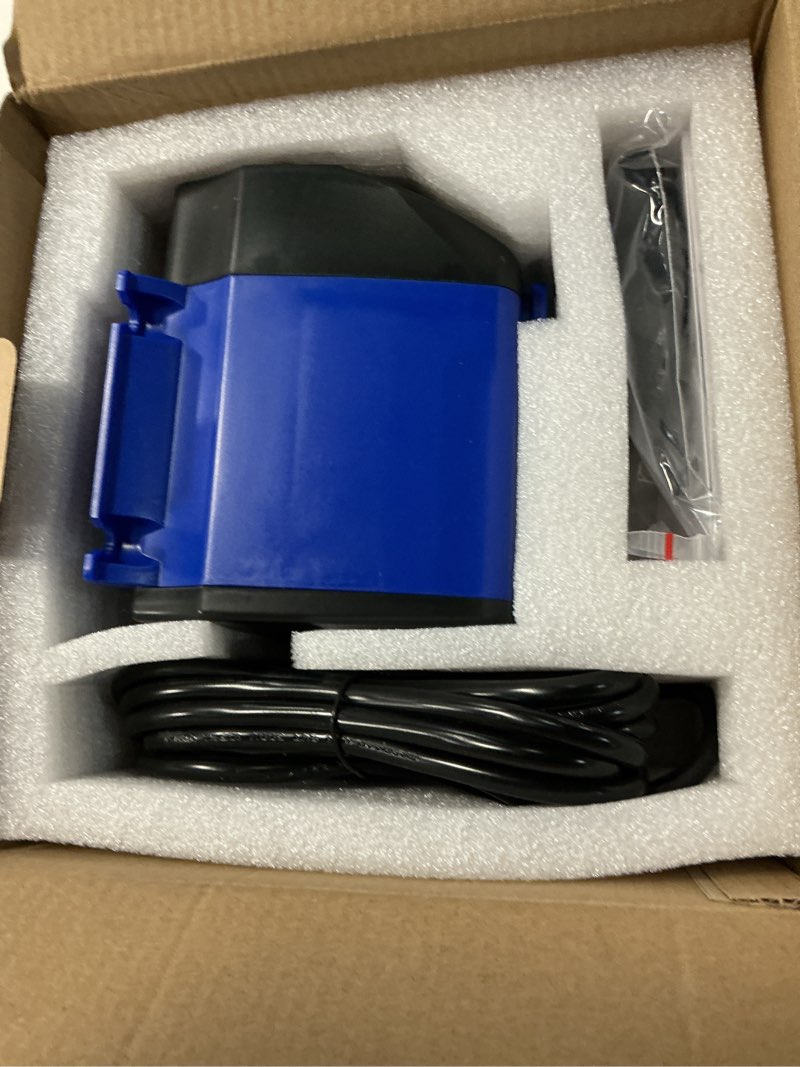 Condition photo showing New/Like New for knifel submersible pump 1056gph (4000l/h 85w) ultra quiet with over heating protection 9.8ft power cord for fountains, hydroponics, ponds, aquariums & more… 1056gph adjustable flow