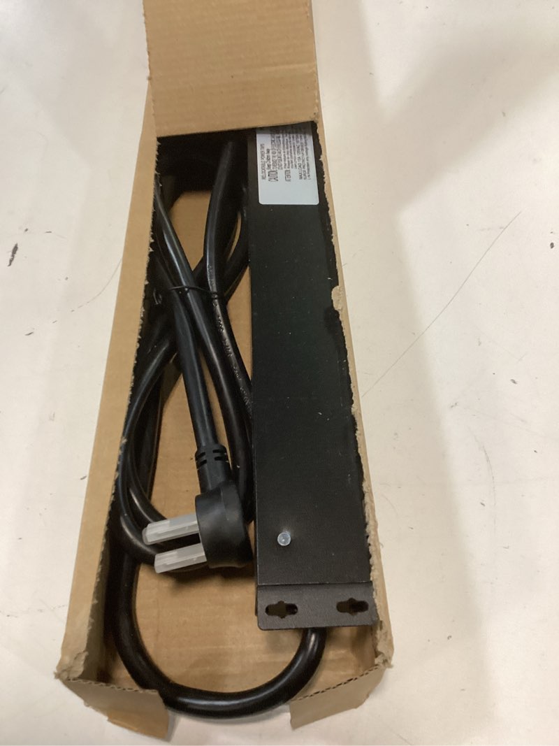 Condition photo showing Good Condition for 12 Outlet Long Power Strip, 2100 Joules Surge Protector, 6FT Power Cord, Wide Spaced Outlet Power Bar, Overload Protection Switch, Industrial Heavy Duty for Work Bench, Shop, Garage… 12 outlet 6 FT