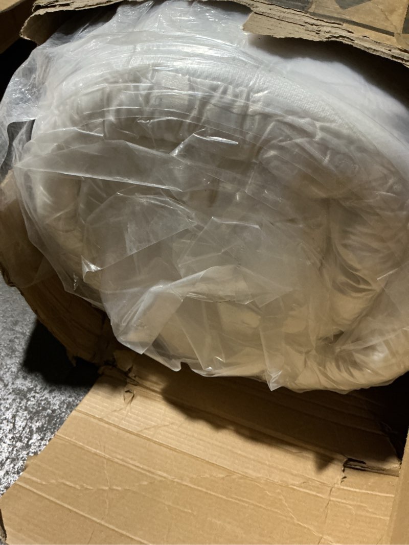 Condition photo showing New/Like New for full size mattress, 14 inch medium firm hybrid full mattress, full size mattress in a box, memory foam individually pocket coils with excellent edge support, zone support for back pain relief 14 inch full