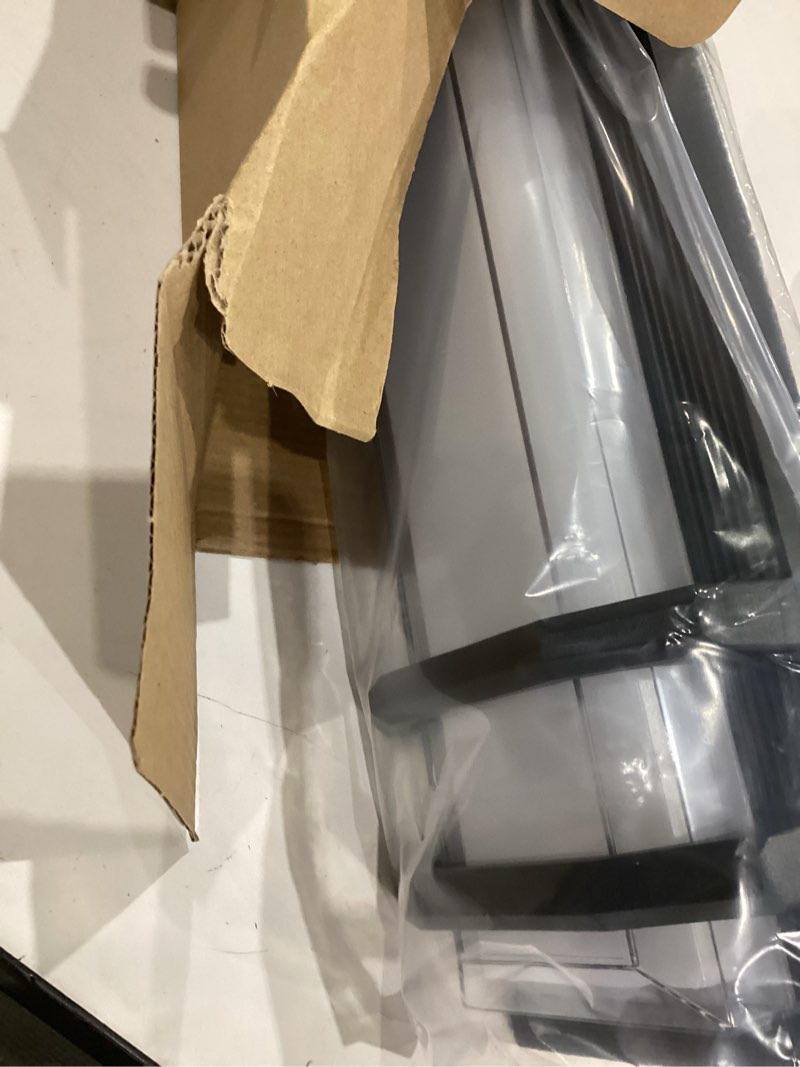 Condition photo showing Good Condition for sytmhoe 2packs 6000k outdoor wall lights, 23.6in led 10%-100% dimmable modern porch & patio wall light fixture, black exterior sconce wall mounted lights for garage living room courtyard house(6000k) cold white 6000k 24in 2packs dimmable