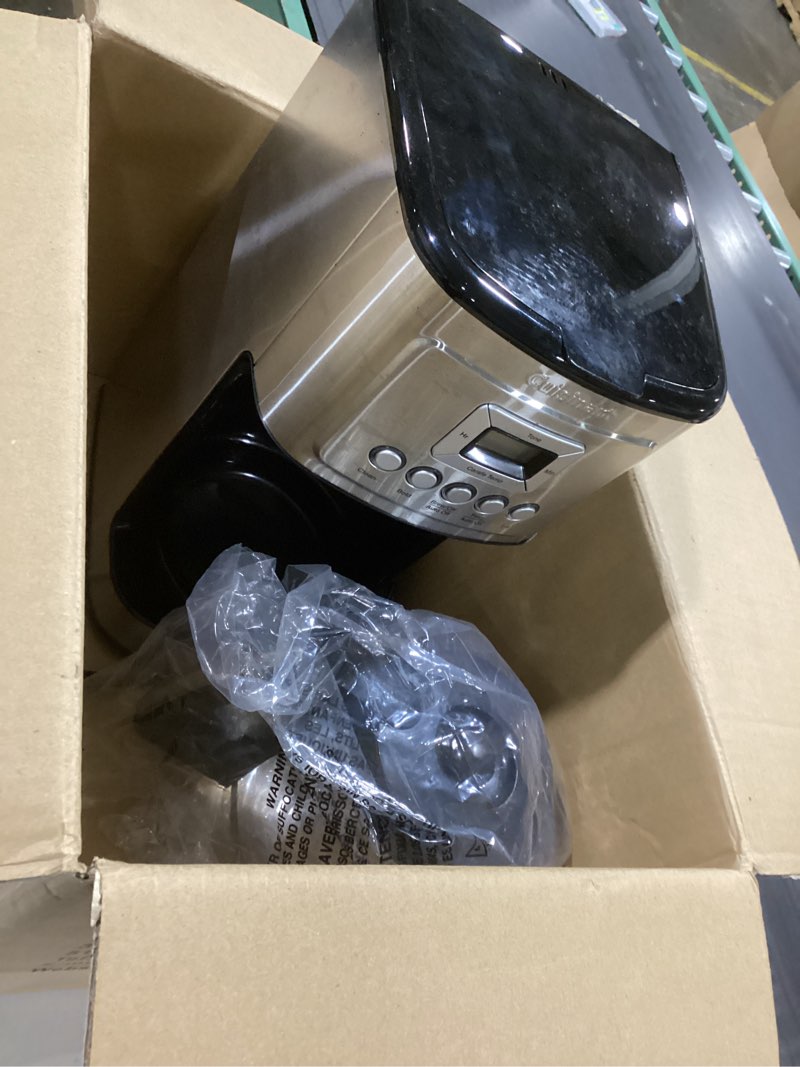 Condition photo showing Good Condition for Cuisinart 14-Cup Coffee Maker, Programmable PerfecTemp Glass Carafe Coffee Machine with 1-4 Cup Setting, Brew Strength Control and Brew Pause, Stainless Steel, DCC-3200NAS 14-Cup Glass Stainless