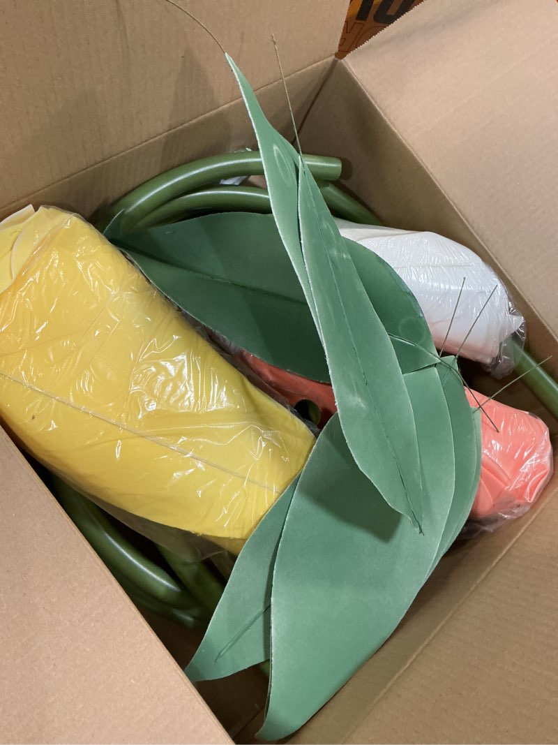 Condition photo showing Good Condition for 59 Inch large Flower Garden Stake Outside Decor Artificial Metal Flower Garden Stakes Outdoor Decor Spring Yard Art Decorations for Lawn Porch Fence