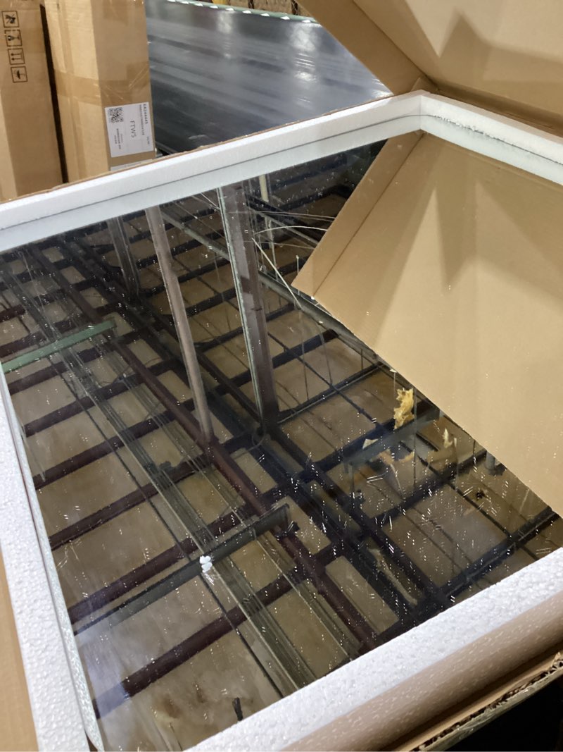 Condition photo showing Good Condition for frameless mirror for bathroom vanity,with polished edge,hangs horizontally or vertically,entryways,room,shatterproof (y-12x16in)