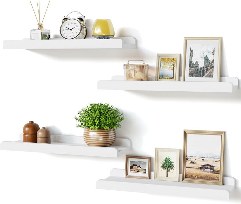 Wall-Mounted Floating Shelves for Bedroom, Living Room