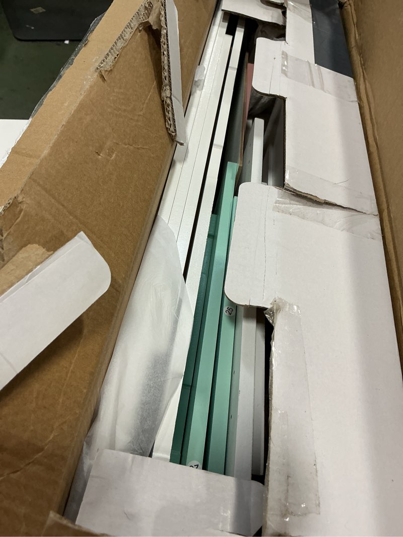 Condition photo showing As Is for (Incomplete) Wooden Play Kitchen Toy Kitchen Set with Stove,Oven,Sink,Fridge and 11 Pcs Kitchen Playset Accessories, Play Kitchen Sets for Kids,Toddler Kitchen Playset,Montessori Toys for Kids 4-8 Year Boys&Girl