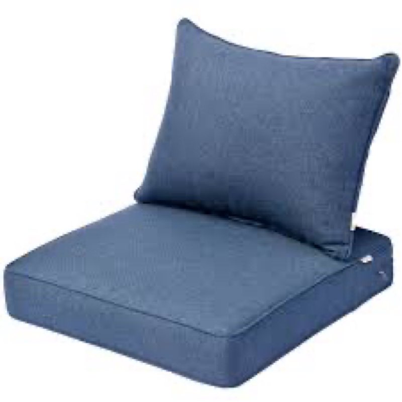 Outdoor 6'' Replacement Cushion Set Seat / Back Cushion (Set Of 2)