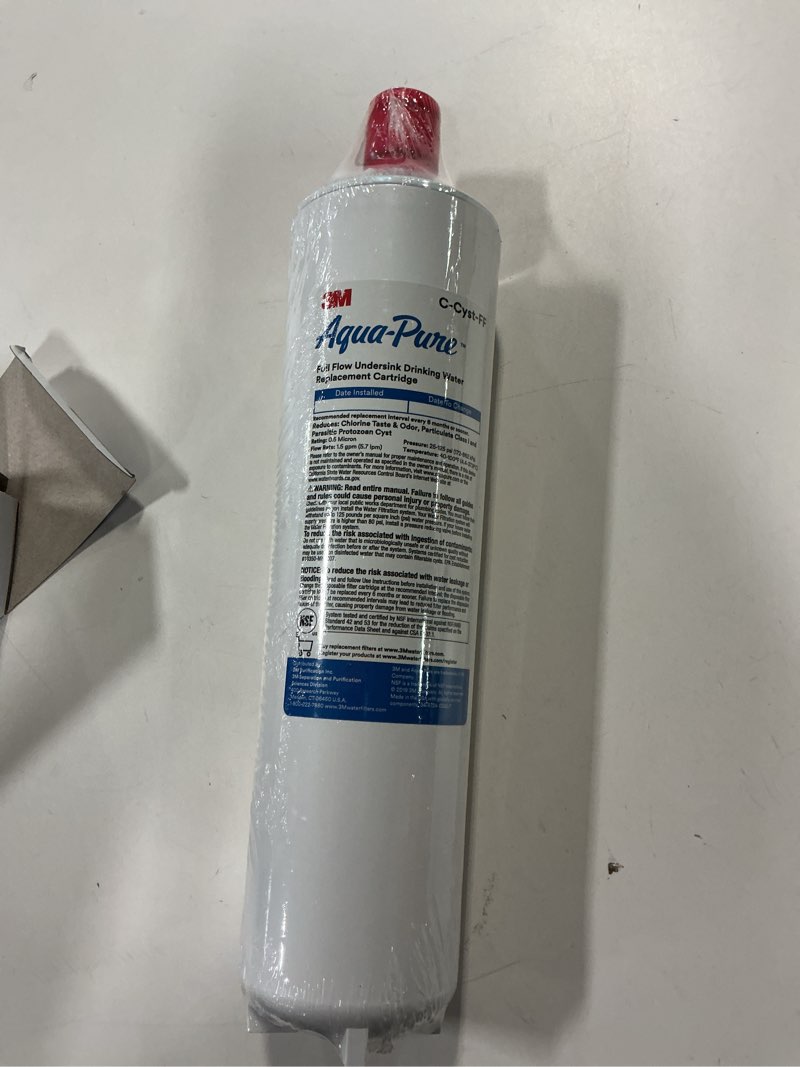 Condition photo showing New/Like New for 3M Aqua-Pure Under Sink Full Flow Replacement Cartridge AP Easy C-Cyst-FF, for use with AP Easy Cyst-FF System