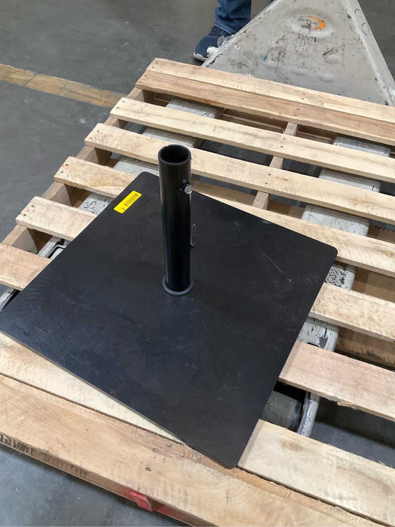 Condition photo showing As Is for umbrella base