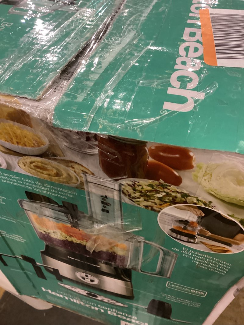 Condition photo showing As Is for Hamilton beach bowl scraper food processor