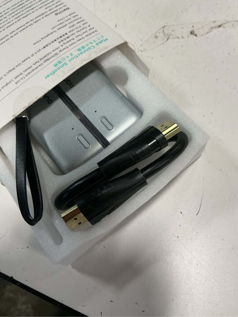 Condition photo showing Good Condition for llano s850 upgraded type-c wireless hdmi transmitter and receiver, 50m, ultra 4k decode input 1080p@60hz output, plug&play 5g+2.4g and audio for phone/tablet/laptop/pc to monitor/projector/tv box silver