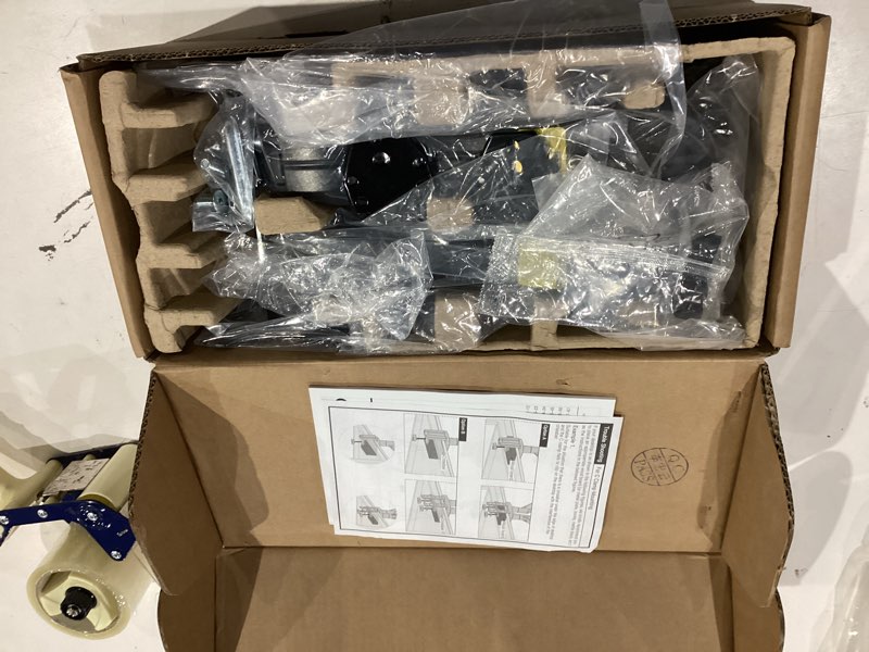 Condition photo showing Good Condition for HUANUO Dual Monitor Stand, Fully Adjustable Gaming Monitor Desk Mount for 13–32? Computer Screens, Full Motion VESA 75x75/100x100 with C-Clamp & Grommet Base, Each Arm Holds 4.4 to 19.8 lbs Black 13-32 Inch