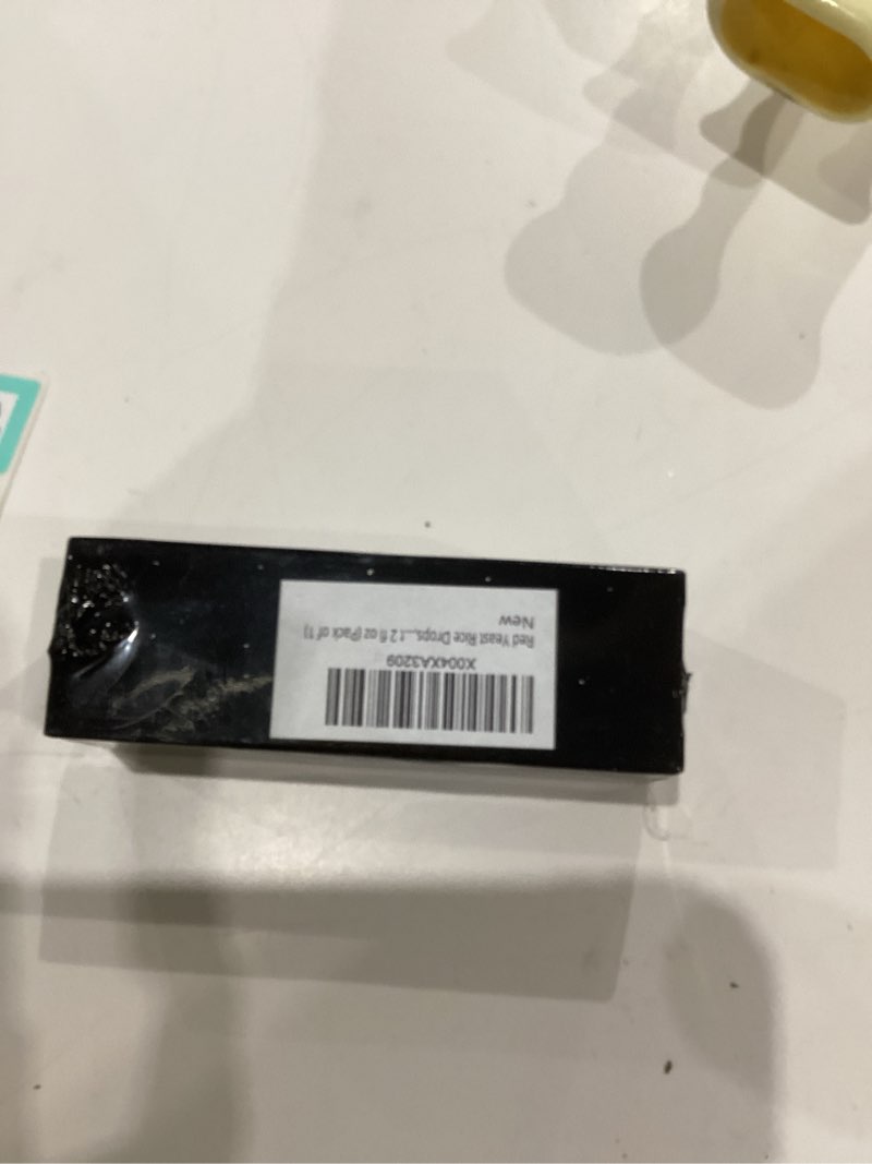 Condition photo showing New/Like New for Red Yeast Rice Drops,Cholesterol Support Blend with Citrus, Bergamot, Red Yeast Rice, Soursop, Olive Leaf, Vitamin B+C,Non-GMO, Natural, Vegan, Dietary Supplement 2 fl oz (Pack of 1)