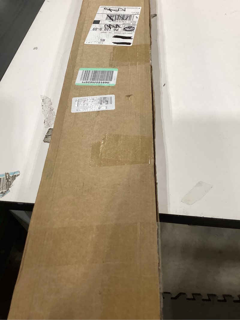 Condition photo showing Good Condition for acovy solid ash wood picture ledge shelf, wood floating shelves set of 2, 48 inch long large photo l