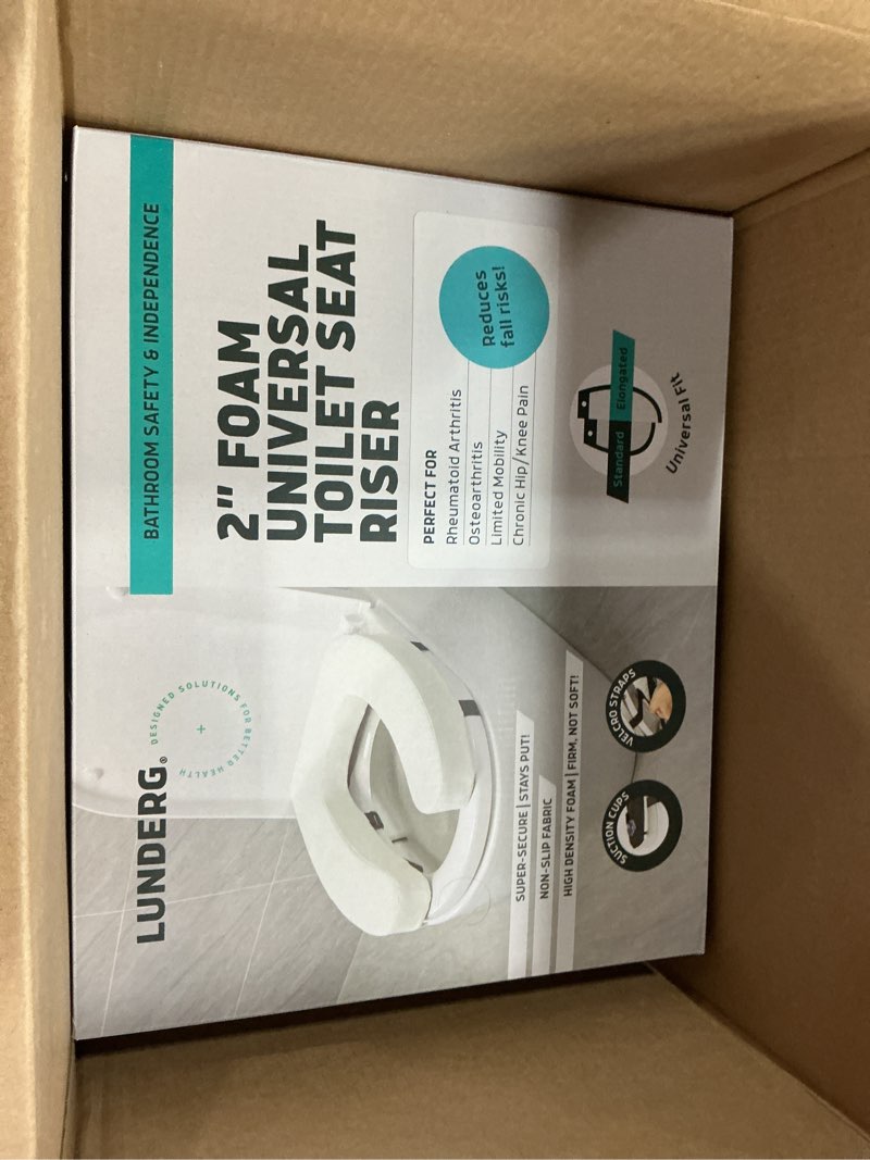 Condition photo showing New/Like New for KOHLER 25875-0 Hyten 3" Height, Elevated Soft Close Elongated Toilet Seat, Contoured Seat with Grip-Tight Bumpers, Quick-Attach Hardware, No Slam Toilet Seat, White White Elongated
