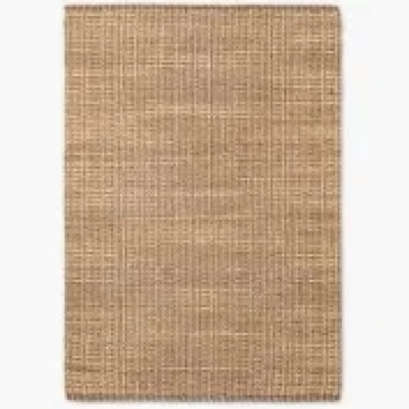 Color&Geometry Handwoven Jute Entry Rug - Natural Textured Front Door Mat 32"x48", Non-Slip Durable 