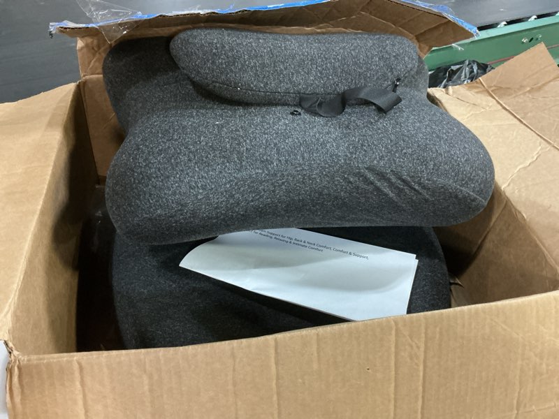 Condition photo showing Good Condition for moyee couples pillow – 27° lift sweet spot wedge cushion, rebound memory foam support for hip, back & neck comfort, comfort & support, perfect for reading, relaxing & intimate comfort