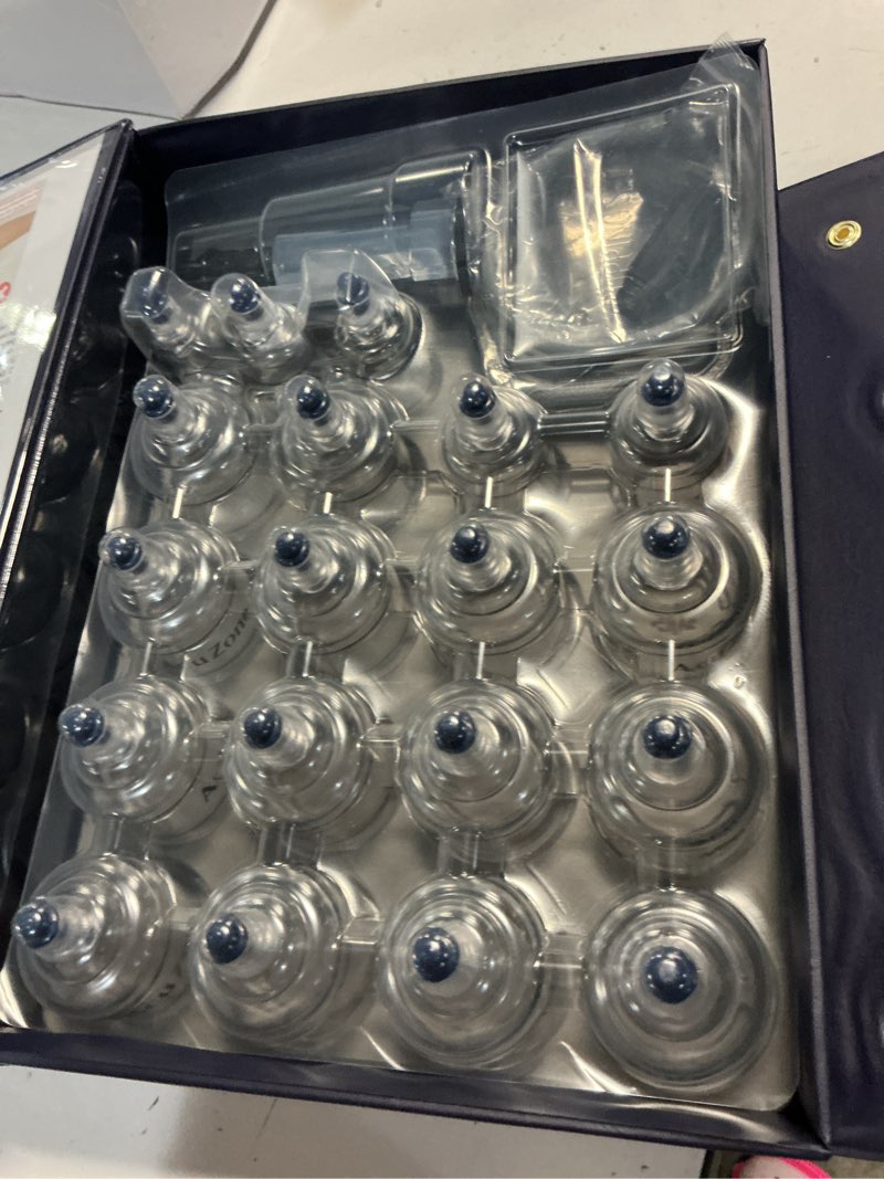 Condition photo showing Good Condition for ks premium quality cupping set w/ 19 cups - best cupping set in korea
