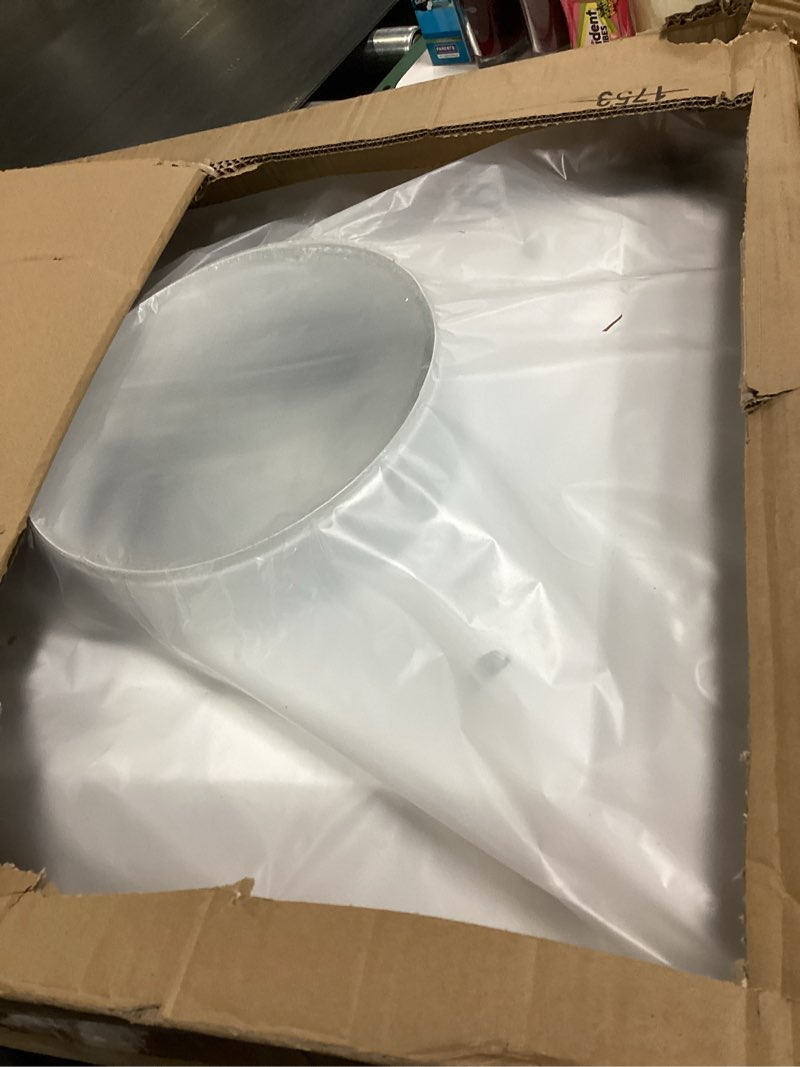 Condition photo showing Good Condition for Drop Ceiling HVAC Supply Grille - for T-Bar Lay-in - 2 Coned - 24" x 24" - for 10" Vent Connection - Black 10" Neck Black