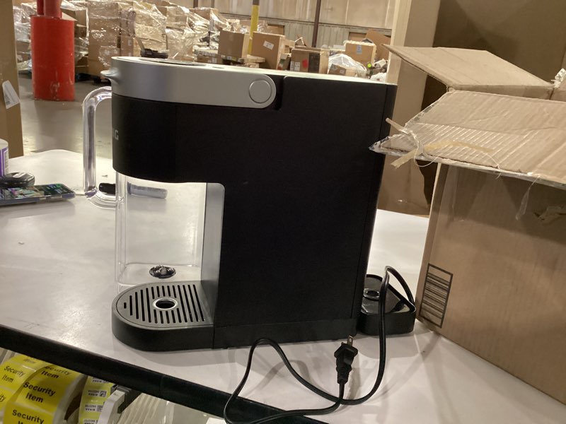 Condition photo showing As Is for Not tested ***Keurig K-Supreme Single Serve K-Cup Pod Coffee Maker, MultiStream Technology, 4 Brew Sizes, 66oz Dual-Position Removable Reservoir, Black Black Coffee Maker